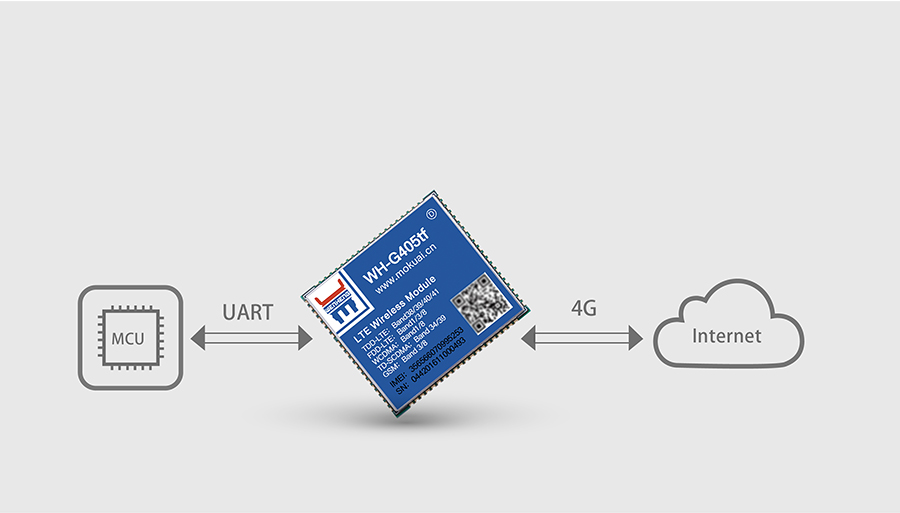 全网通4G透传？5模13频 _串口转LTE模组的基本功能图
